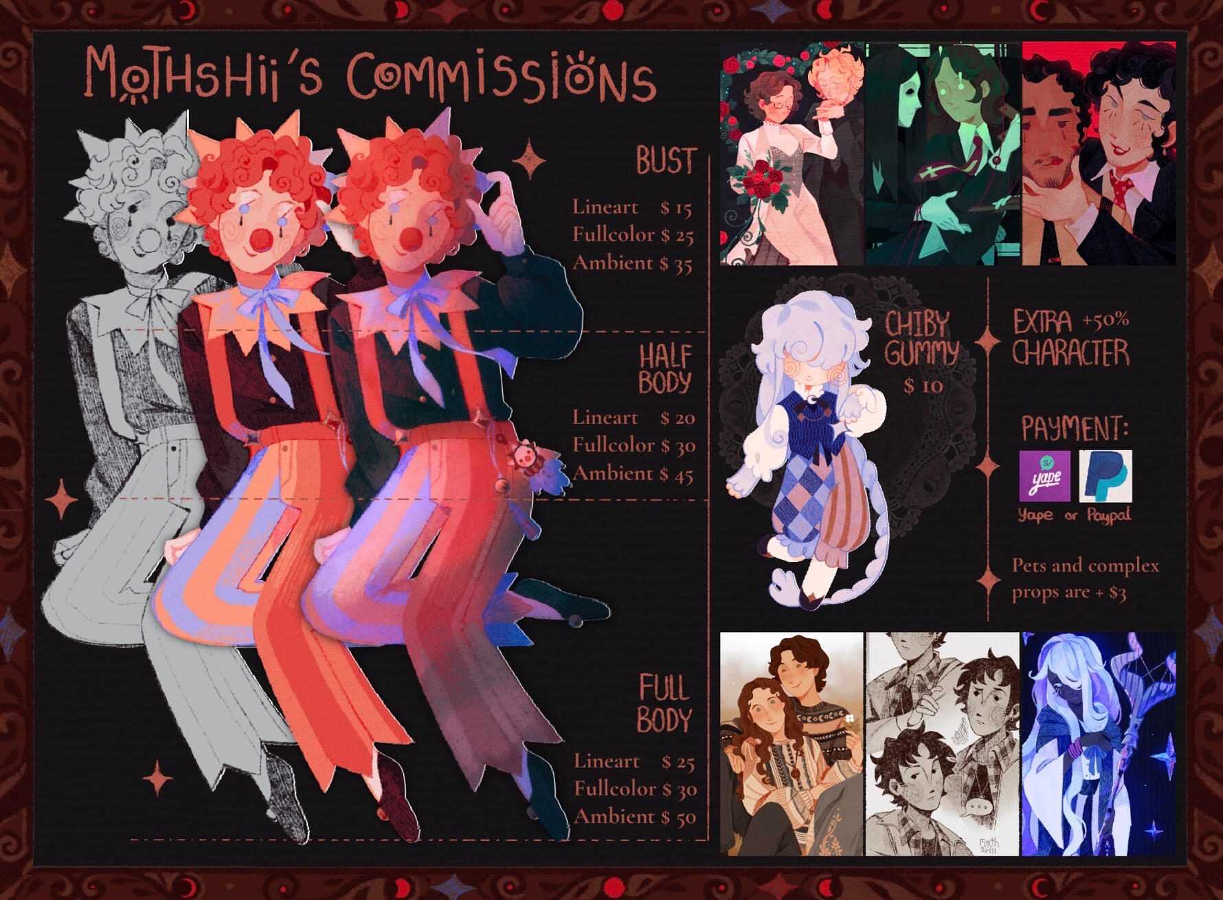 Commission card Commission card